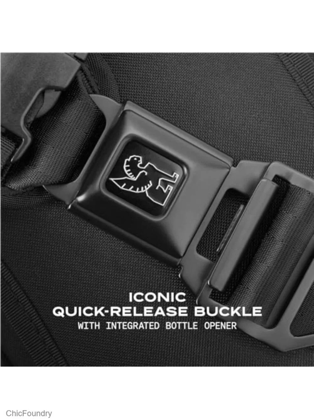 Crossbody Sling Messenger Bag with Quick Release Buckle, 9L